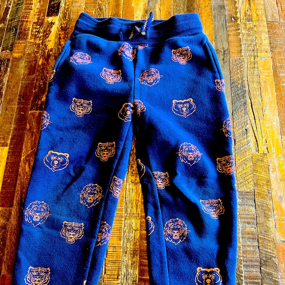 Spotted Zebra lion print pants SZ 4T
